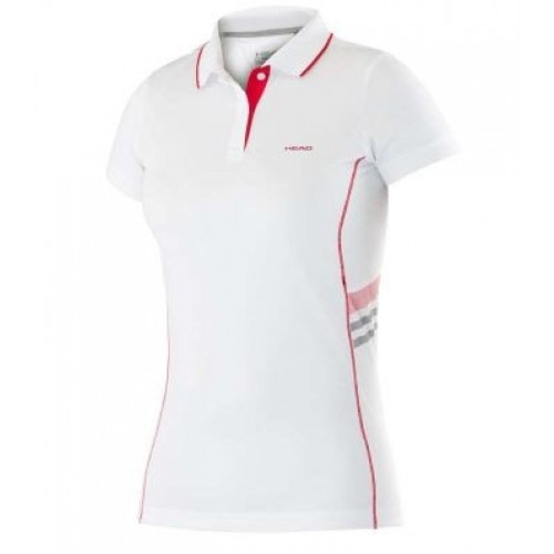 Polo Head Club Blanco Rojo Nina