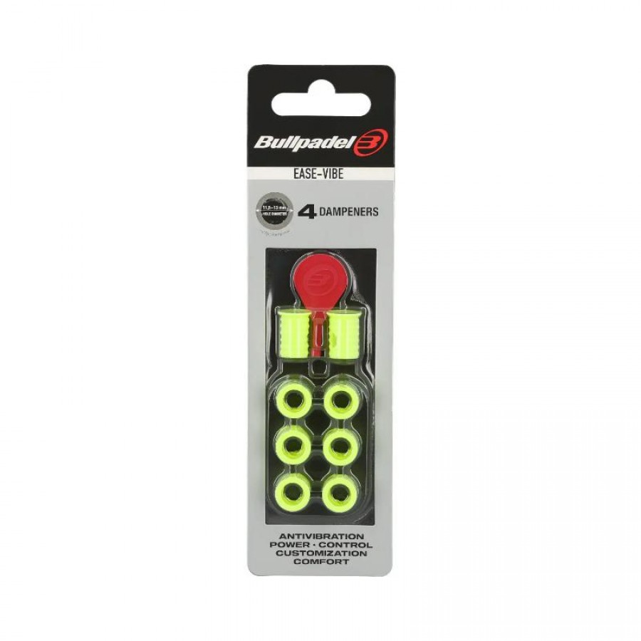 Antivibrador Bullpadel Ease Vibe Amarillo Azufre Fluor