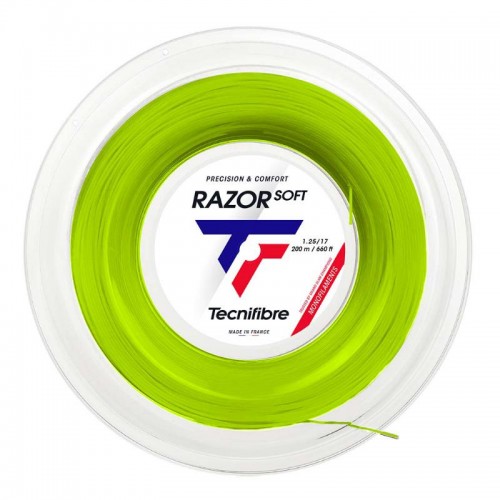 Bobina Cordaje 200m Tecnifibre Razor Soft 1,25mm Lima
