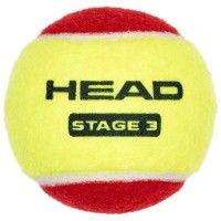 Bote de 3 Pelotas Head Stage 3 Rojo