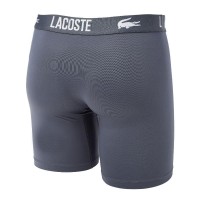 Boxers en polyamide Lacoste Blanc Gris Noir 3 unités