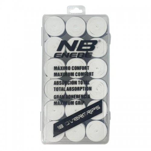 Enebe 18 Overgrips Plain White Box