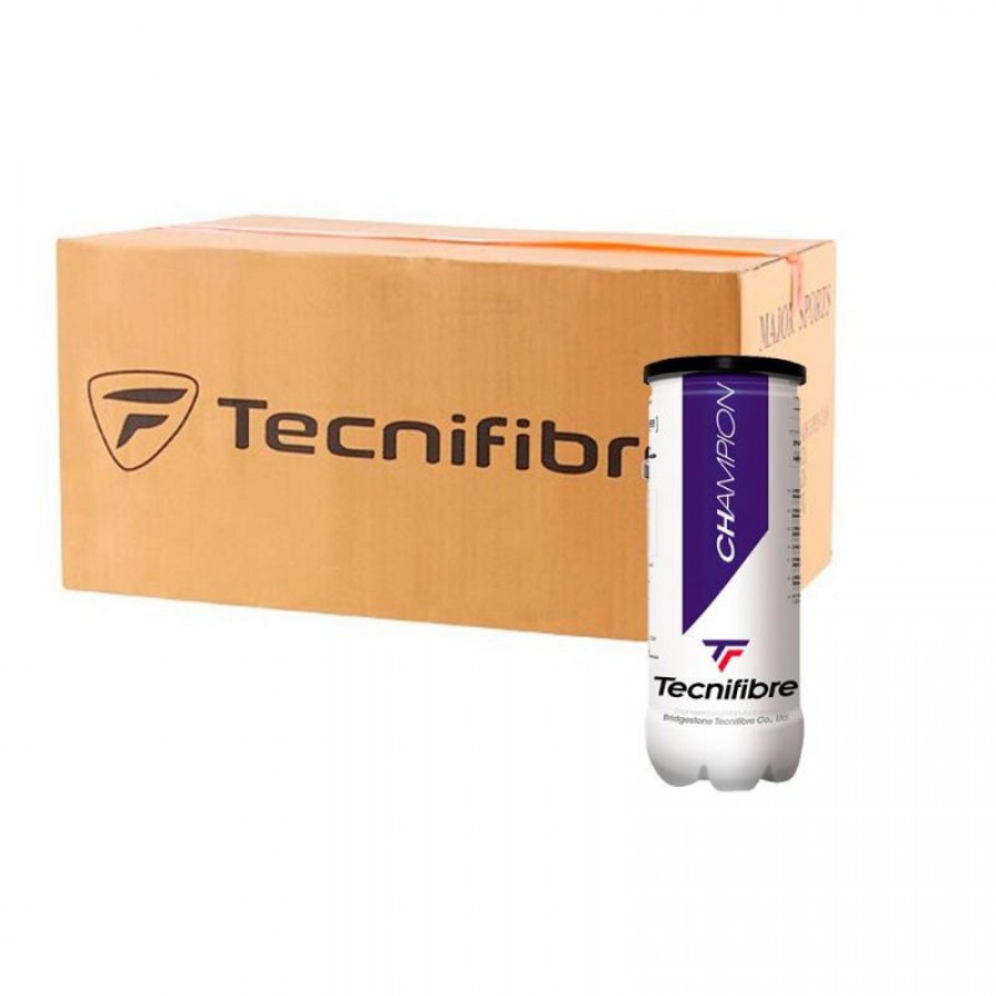 Cajon 108 Pelotas - 36 Botes de 3 uds - Tecnifibre Champion  Oferta + Barato