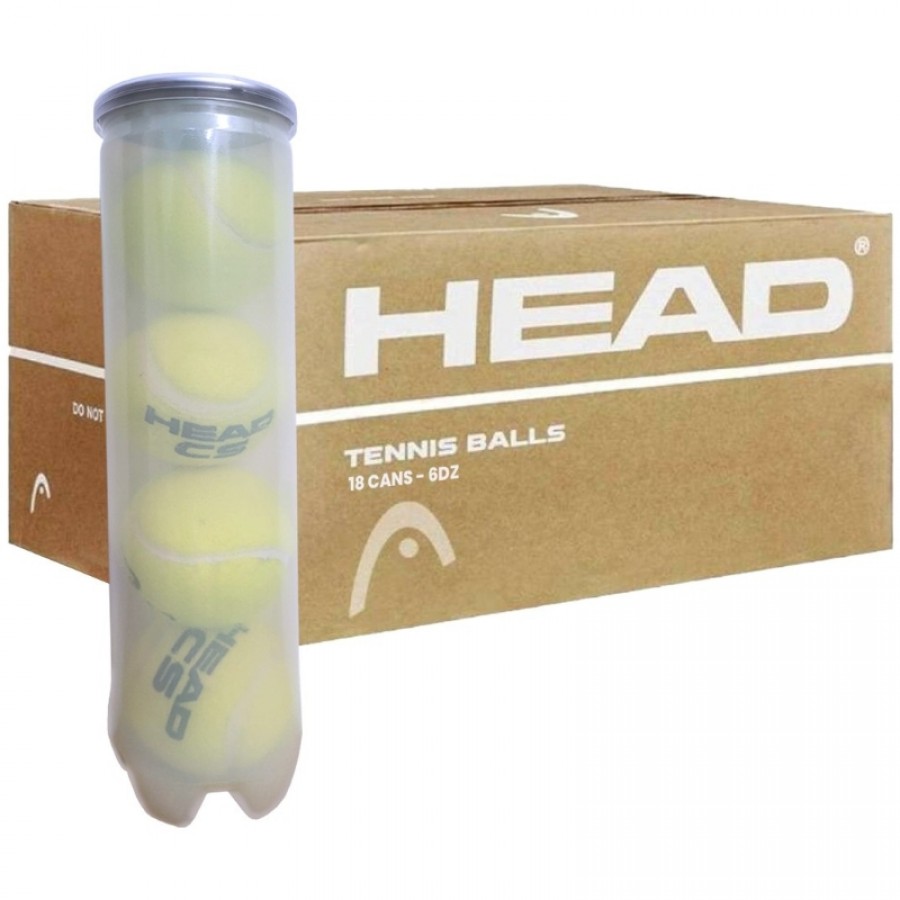 Cajon 72 Pelotas - 18 Botes de 4 uds - Head CS  Offer + Cheap