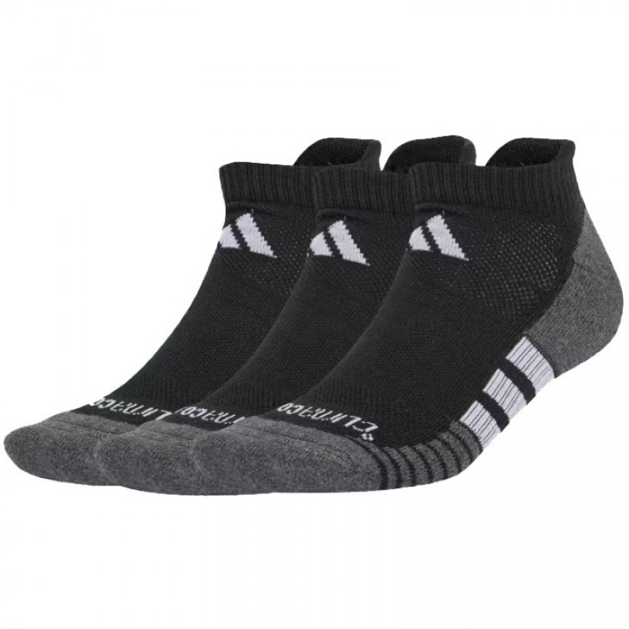 Calcetines Adidas Climacool Low Cut Negro 3 Pares  Oferta + Barato