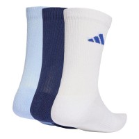 Calcetines Adidas Essentials Crew Azul Marino 3 Pares