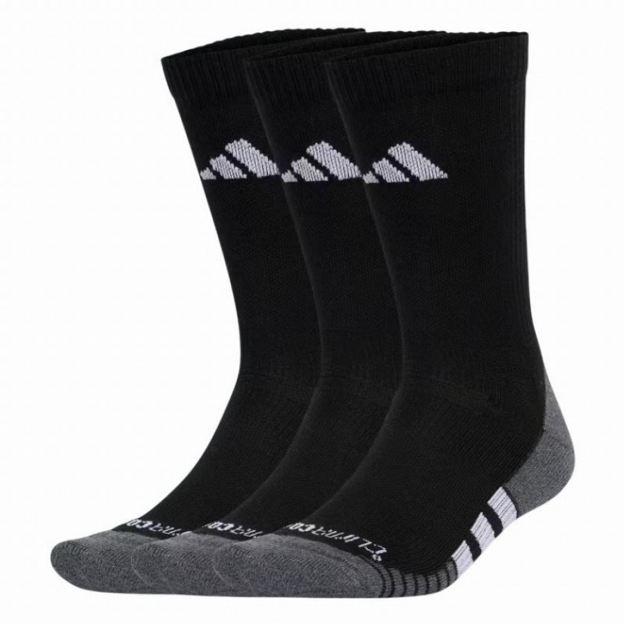 Calcetines Adidas Performance Climacool Crew Negro 3 Pares  Oferta + Barato