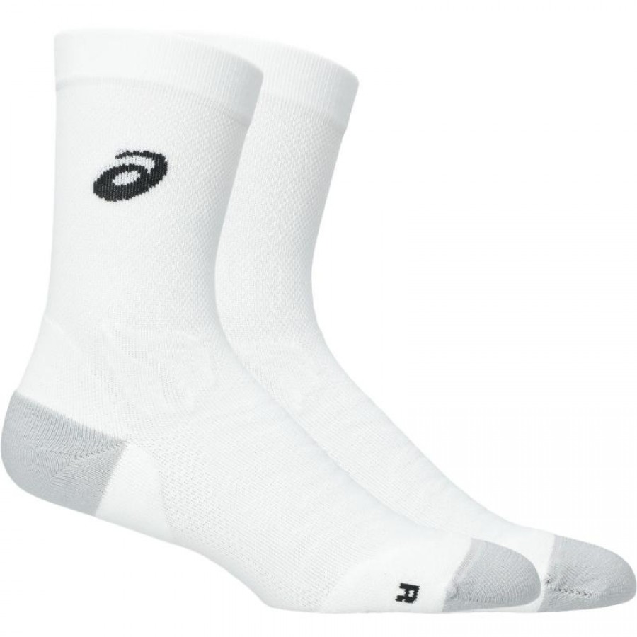 Calcetines Asics Crew Quadra Leve Tênis Branco 1 Par