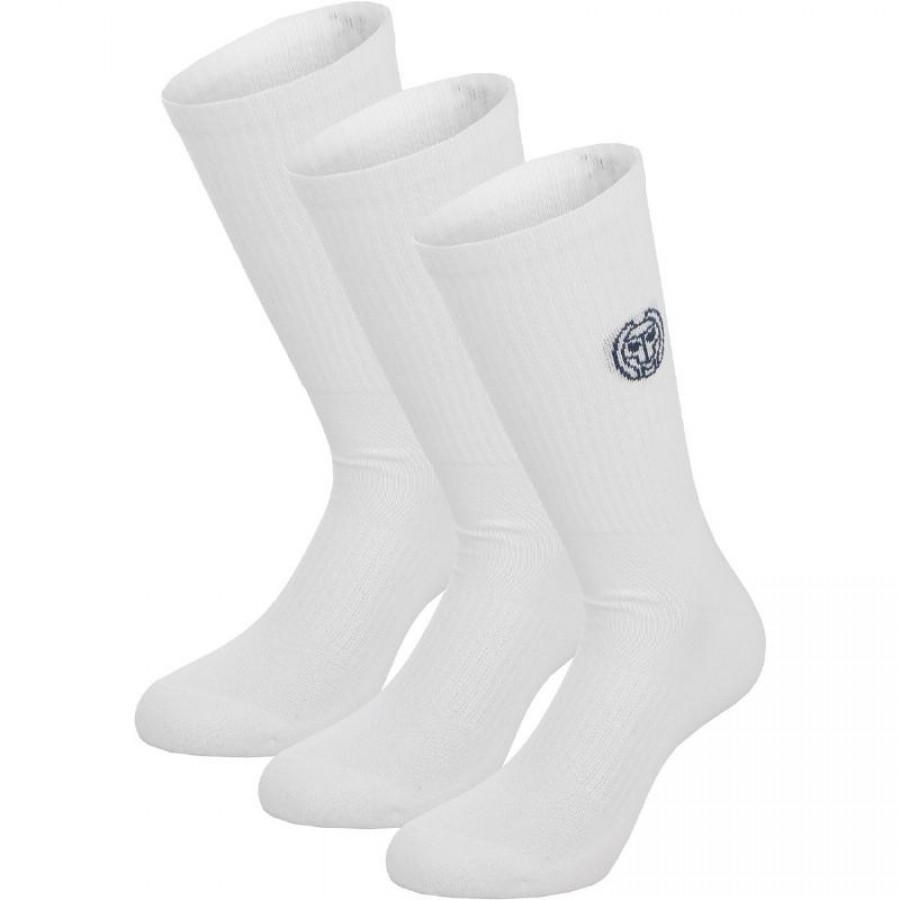 Bidi Badu Chaussettes Don Carlito Crew Move Blanc 3 Paires  Offre - Pas cher