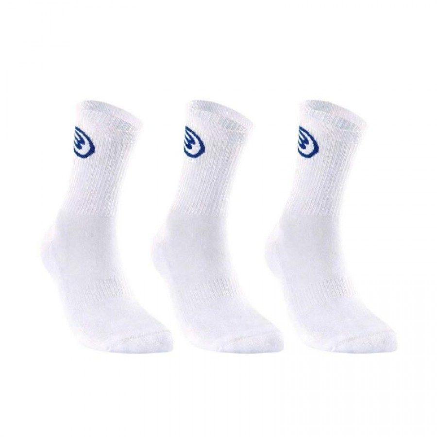 Chaussettes blanches Bullpadel BP262 3 paires