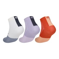 Chaussettes pamplemousse Bullpadel BP266 Rose Os 3 paires PADELPOINT Chaussettes pamplemousse Bullpadel BP266 Rose Os 3 paires