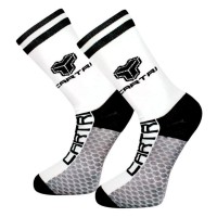 Calcetines Cartri Adler High Blanco Negro 1 Par  Oferta + Barato