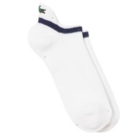 Meias Lacoste Sport Low Cut Marinho Branco 1 Par  Oferta + Barato