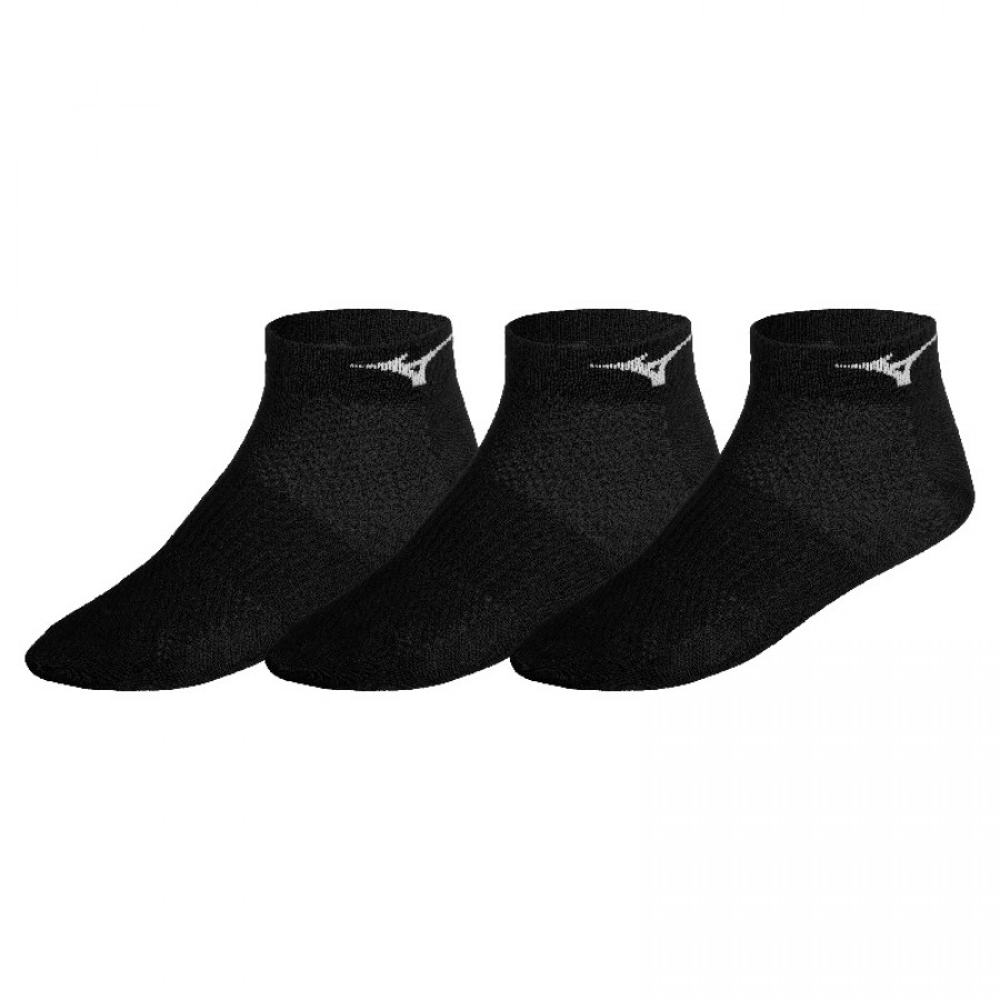 Calcetines Mizuno Run Negro 3 Pares PADELPOINT
