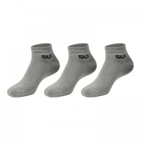 Calcetines Siux Basic 26 Caña Corta Gris 3 Pares