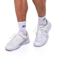 Calcetines Siux Reveal Caña Media Blanco Turquesa 2 Pares  Oferta + Barato