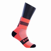 Softee Walk Mid-Calf Coral Socks 1 Pair
