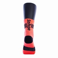 Softee Walk Mid-Calf Coral Socks 1 Pair