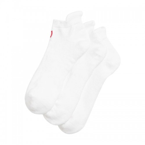 Calcetines Wilson Cushioned Ankle Tab Blanco 3 Pares