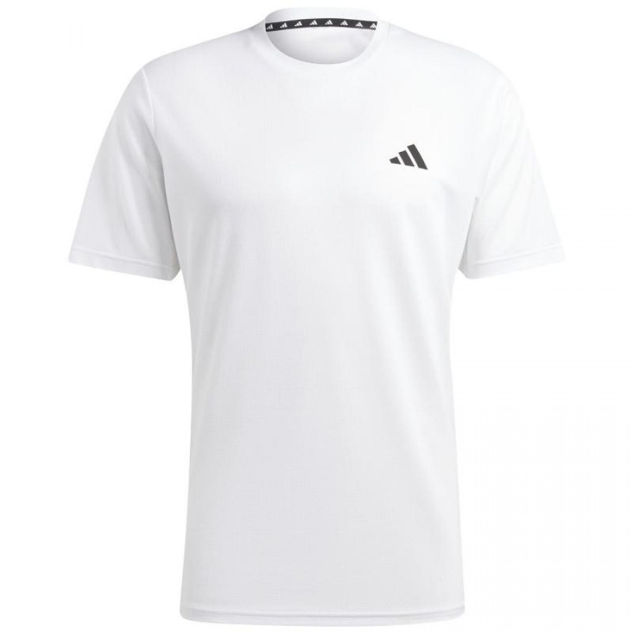 Adidas Essentials Base White Black T-Shirt  Offer + Cheap