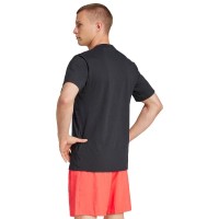 Adidas Essentials Black Red T-Shirt  Offer + Cheap