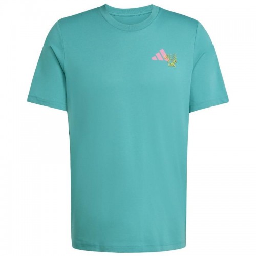 Camiseta Adidas Padel Graphic Azul Teal