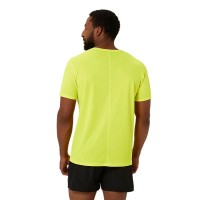 Asics Core Fluorescent Yellow Performance Black T-shirt  Offer + Cheap