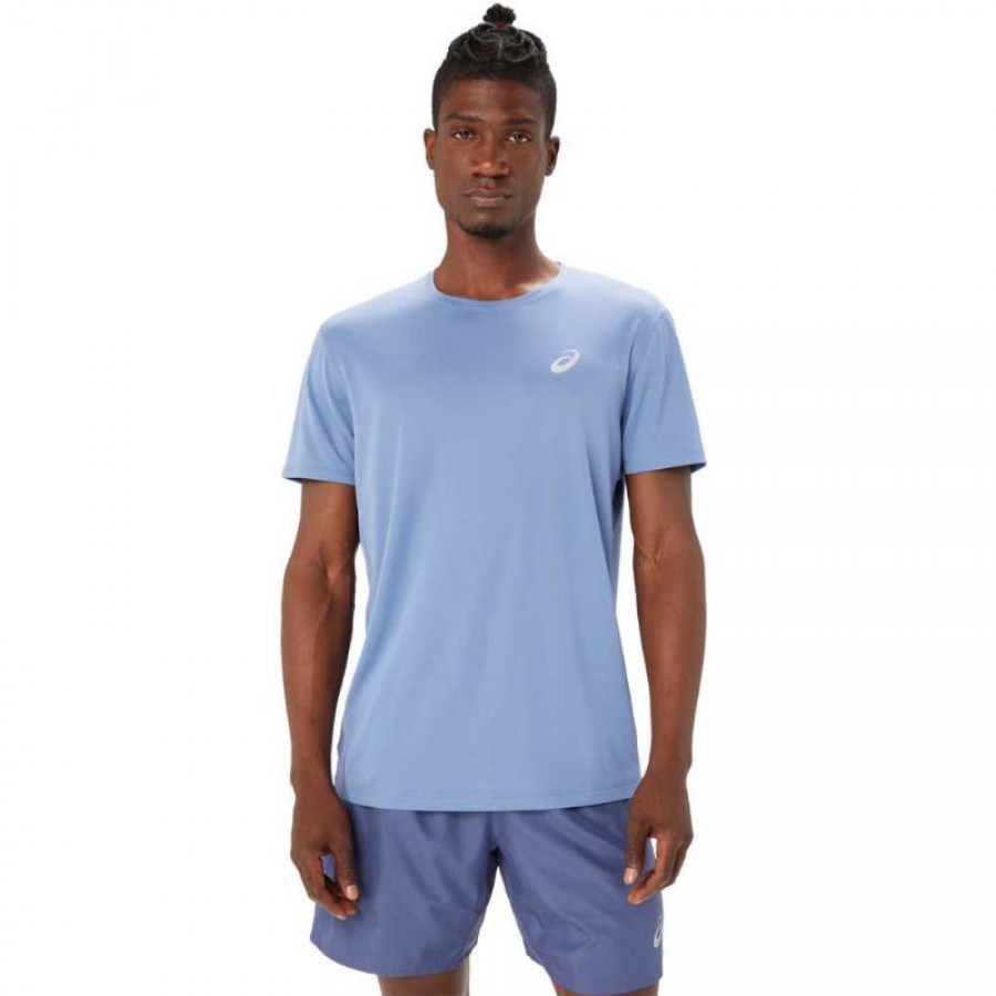 Camiseta Maglietta Asics Core SS Azul Denim  Offerta + Economico