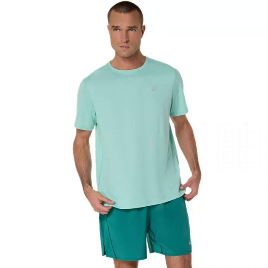 Asics Core SS Top T-Shirt Vert Clair  Offre - Pas cher