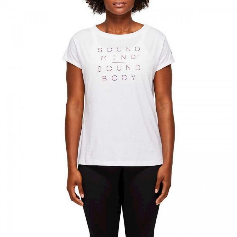 Asics Graphic Glossy White Women''s T-Shirt  Offer + Cheap