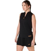 Asics Padel Court Maglietta Donna Nera  Offerta + Economico