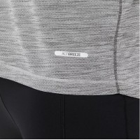 Camiseta Asics Road SS Top Cinza  Oferta + Barato