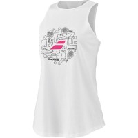 Camiseta Babolat Coton Blanco Mujer