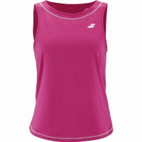 Camiseta Babolat Exercise Cotton Rosa Oscuro Mujer