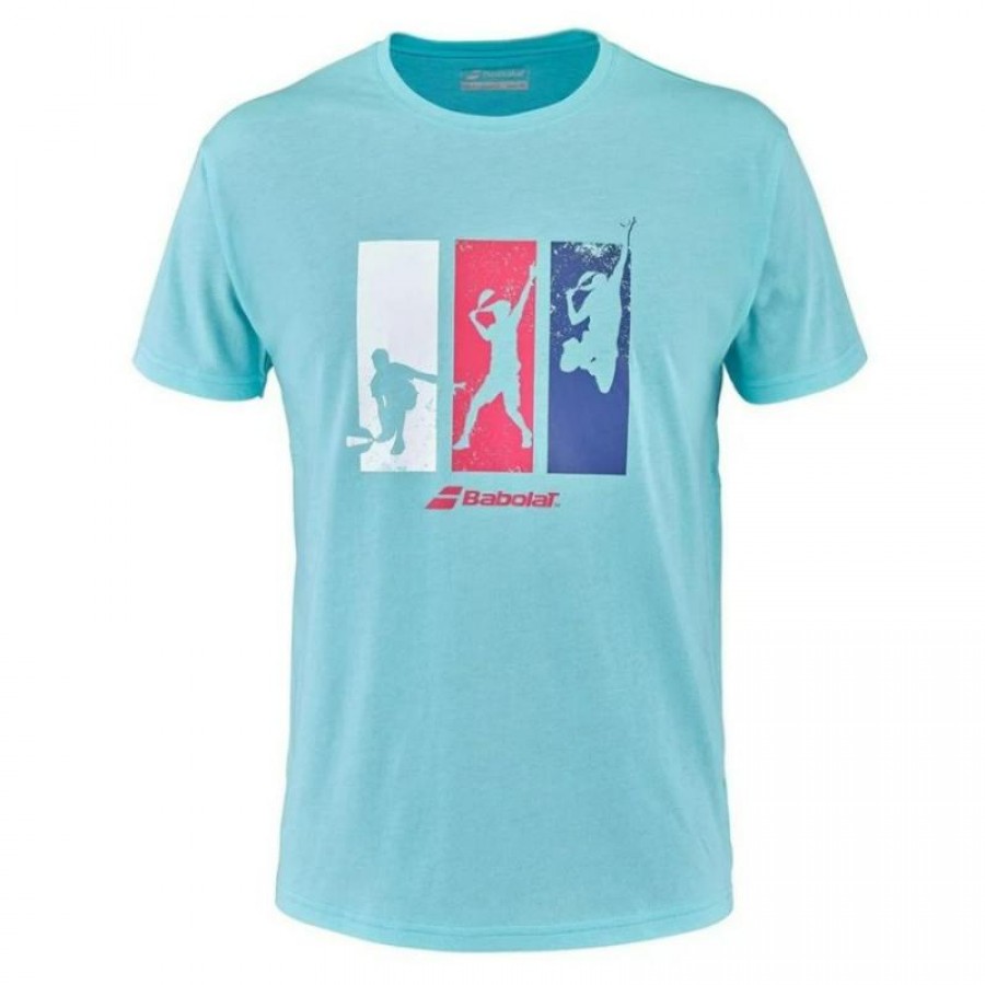 T-shirt Babolat Padel Bleu