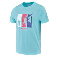 T-shirt Babolat Padel Bleu