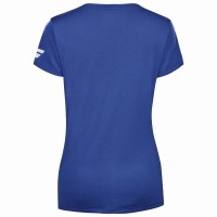 Camiseta Babolat Play Capsleeve Azul Blanco Junior