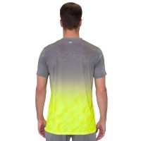 Bidi Badu Beach Spirit T-Shirt Gris Jaune Fluo  Offre - Pas cher