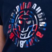 Bidi Badu New York Chill Bleu fonce Rouge T-Shirt Femme  Offre - Pas cher