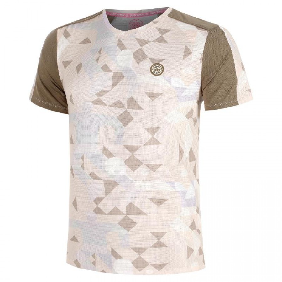 Camiseta Bidi Badu Paris Bege Marrom Júnior  Oferta + Barato