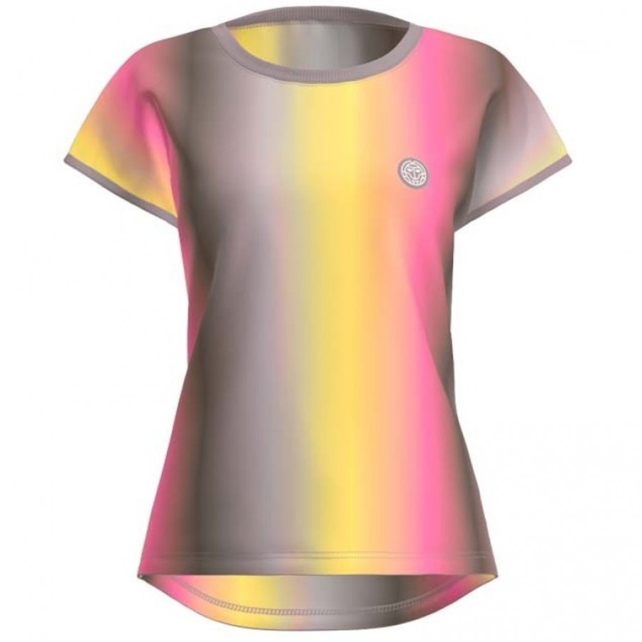 Camiseta Bidi Badu Spectrum Capsleeve Marron Amarillo Mujer  Offerta + Economico