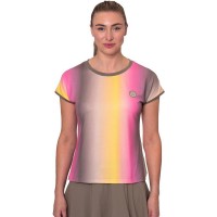 Camiseta Bidi Badu Spectrum Capsleeve Marron Amarillo Mujer  Offerta + Economico