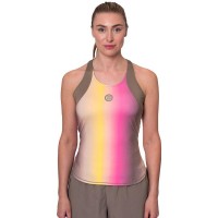 Bidi Badu Spectrum Marrone Giallo Maglietta Donna  Offerta + Economico
