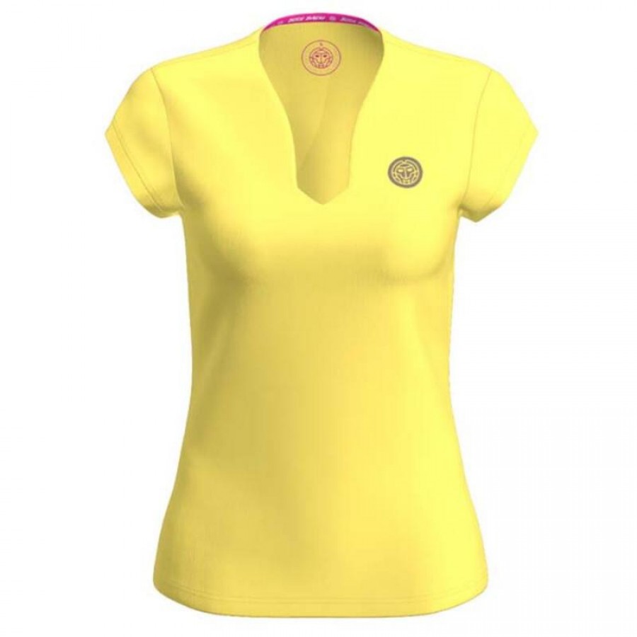 Camiseta Bidi Badu Spectrum V-Neck Amarillo Mujer  Oferta + Barato