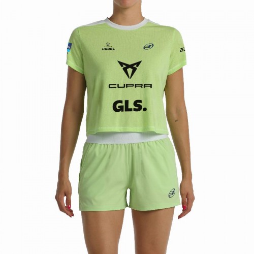 Camiseta Bullpadel Bea Gonzalez Premier Padel Bilma Verde Manzana