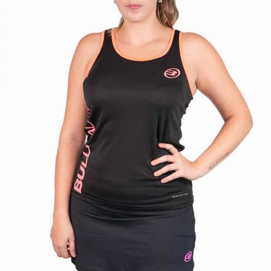 Camiseta Bullpadel BPCM005 Preta  Oferta + Barato