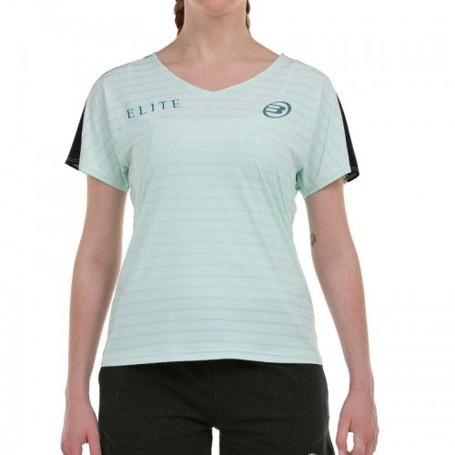 Camiseta Bullpadel Gemma Triay 25V Verde Agua Bicolor