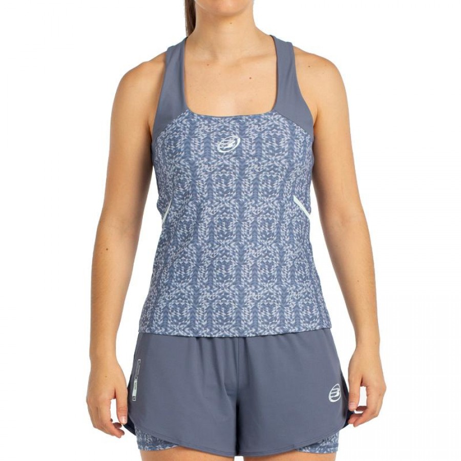 Camiseta Bullpadel Oilos Azul Lavado