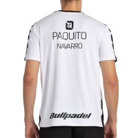 Bullpadel Paquito Navarro 25I Maglietta Bianca  Offerta + Economico