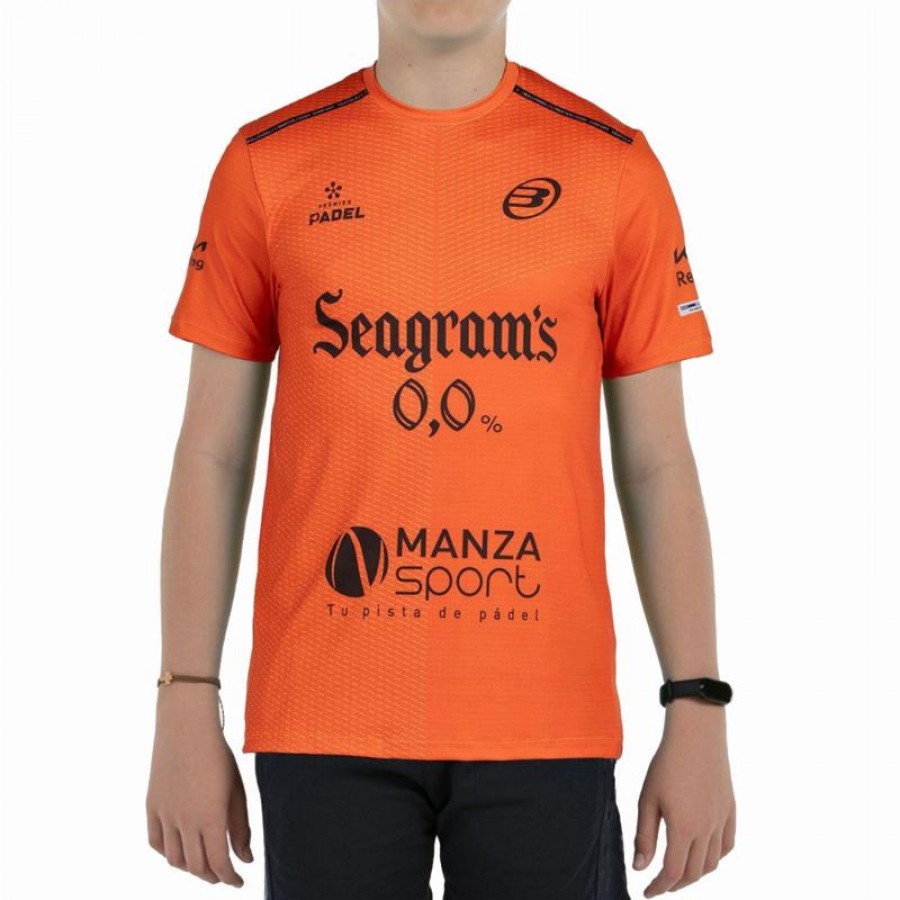 Camiseta Bullpadel Paquito Navarro Premier Padel Mesia Arcilla Junior  Oferta + Barato